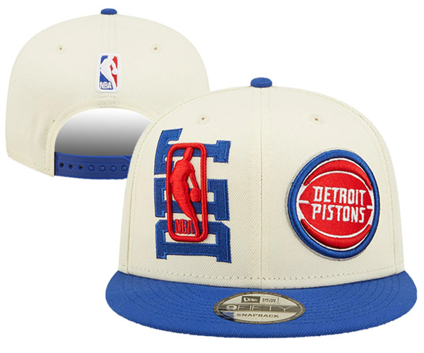 Detroit Pistons Stitched Snapback Hats 006
